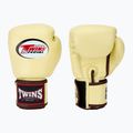 Guanti da boxe Twins Special BGVL3 vaniglia 3