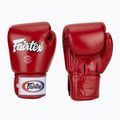 Guanti da boxe rossi Fairtex Universal "Tight-Fit" Design