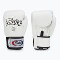 Guanti da boxe bianchi Fairtex Universal "Tight-Fit" Design
