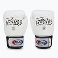 Guanti da boxe bianchi Fairtex Universal "Tight-Fit" Design 2