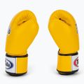 Guantoni da boxe gialli Fairtex Universal "Tight-Fit" Design 4