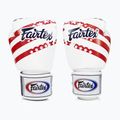 Guanti da boxe Fairtex Universal "Tight-Fit" Design USA bianchi