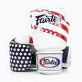 Guanti da boxe Fairtex Universal "Tight-Fit" Design USA bianchi 4