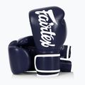 Guanti Fairtex in microfibra blu a dita nude 4