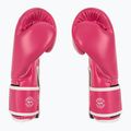Guanti da boscaiolo Fairtex in microfibra rosa/bianco 4