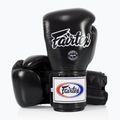 Guantoni da boxe Fairtex Super Sparring - Pollice bloccato nero 4