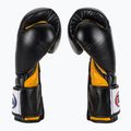 Guanti da boxe Fairtex Heavy Hitter's Mexican Style nero/giallo 4