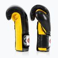 Guanti da boxe Fairtex Heavy Hitter's Mexican Style nero/giallo 3