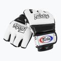 Guanti da grappling Fairtex Super Sparring bianco/nero 4