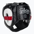 Casco da boxe Fairtex Super Sparring nero/bianco 3