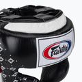 Casco da boxe Fairtex Super Sparring nero/bianco 4
