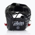 Casco da boxe Fairtex Super Sparring nero/bianco 2