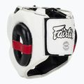 Casco da boxe Fairtex Super Sparring bianco/nero 3