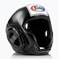 Casco da boxe da competizione Fairtex Muay Thai nero 2