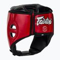 Casco da competizione Fairtex Muay Thai & Kickboxing rosso 3