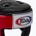 Casco da competizione Fairtex Muay Thai & Kickboxing rosso 4