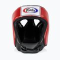 Casco da competizione Fairtex Muay Thai & Kickboxing rosso 2