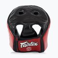 Casco da competizione Fairtex Muay Thai & Kickboxing rosso 3
