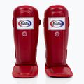 Fairtex In-Step Protezioni tibia a doppia imbottitura rosso