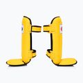 Fairtex In-Step Protezioni tibia a doppia imbottitura giallo 3
