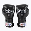 Guantoni da boxe Fairtex Stylish Angular Sparring - Pollice bloccato nero