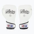 Guantoni da boxe Fairtex Stylish Angular Sparring - Pollice bloccato bianco