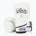 Guantoni da boxe Fairtex Stylish Angular Sparring - Pollice bloccato bianco 4