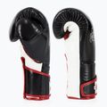 Guantoni da boxe Fairtex Stylish Angular Sparring - Pollice bloccato nero/bianco/rosso 3