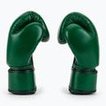 Guantoni da boxe in vera pelle Fairtex verde 4