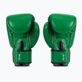 Guantoni da boxe in vera pelle Fairtex verde 2