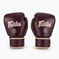 Guantoni da boxe in vera pelle Fairtex marrone 2