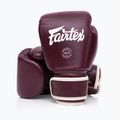 Guantoni da boxe in vera pelle Fairtex marrone 4