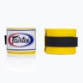 Fairtex Handwraps bende da boxe 300 cm giallo