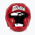 Paratesta Fairtex per casco da boxe per bambini rosso 2