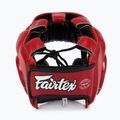Paratesta Fairtex per casco da boxe per bambini rosso 3