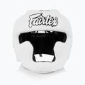 Paratesta Fairtex per casco da boxe per bambini bianco 2