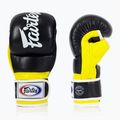 Guanti Fairtex Super Sparring Grappling nero/giallo 3