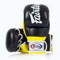 Guanti Fairtex Super Sparring Grappling nero/giallo 4