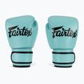 Guantoni da boxe in vera pelle Fairtex blu 2