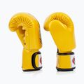 Guantoni da boxe dorati Fairtex Deluxe Tight-Fit 3