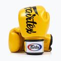 Guantoni da boxe dorati Fairtex Deluxe Tight-Fit 4