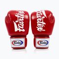 Guanti da boxe Fairtex Deluxe Tight-Fit rossi