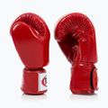 Guanti da boxe Fairtex Deluxe Tight-Fit rossi 3