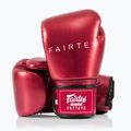 Guantoni da boxe Fairtex Metallic rosso 5
