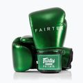 Guantoni da boxe Fairtex Metallic verde 4