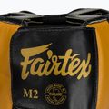 Fairtex Microfiber Headguard casco da boxe oro 5