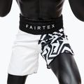 Pantaloncini da boxe Fairtex BT2003 'Monochrome' bianco/nero 3