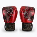 Guanti da boxe rossi Fairtex Golden Jubilee 2