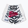 Pantaloncini da boxe Fairtex per bambini BSK2103 "White Tiger" bianco