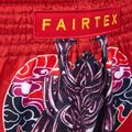 Pantaloncini da boxe Fairtex per bambini BSK2108 'Silent Warrior' rosso 3
